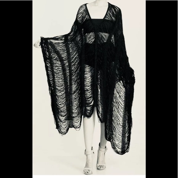 Fringe swim coverup dress free size 💋 - Picture 1 of 1